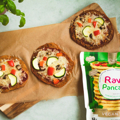 RawPanqueque Pizza Vegano