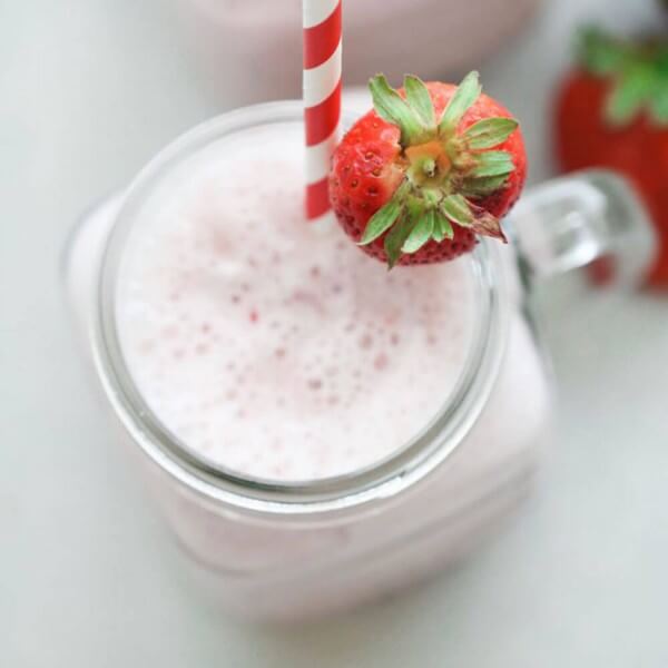 Batido de fresa